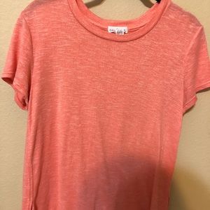 coral tee
